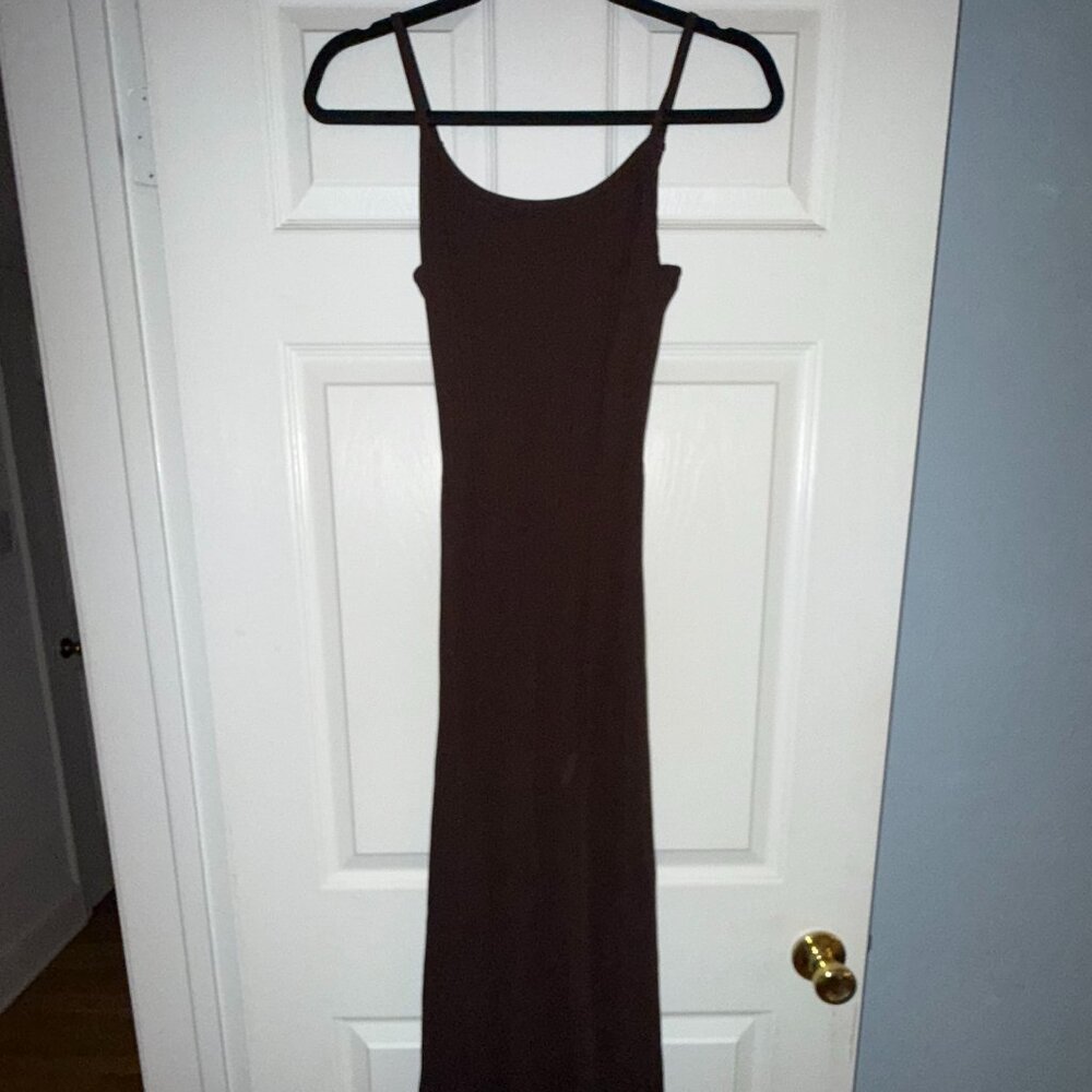 DISSH Brown Knit Maxi Dress